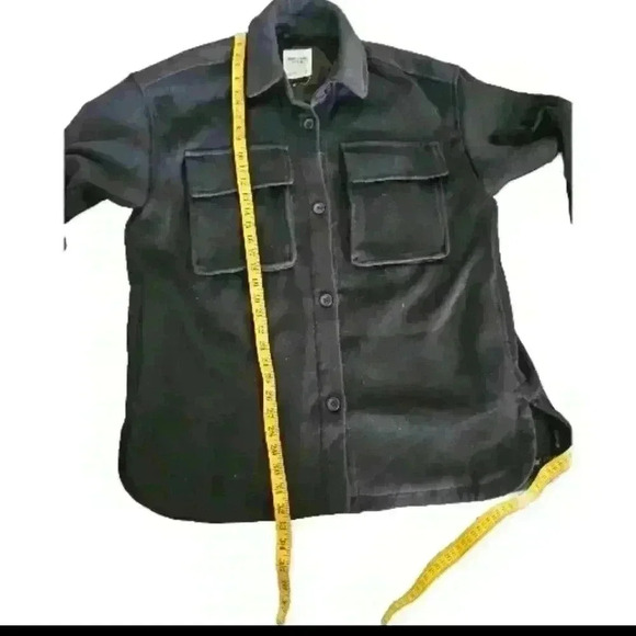 Abercrombie & Fitch Men's Black Date Night Trucker Jacket M - Picture 11 of 11